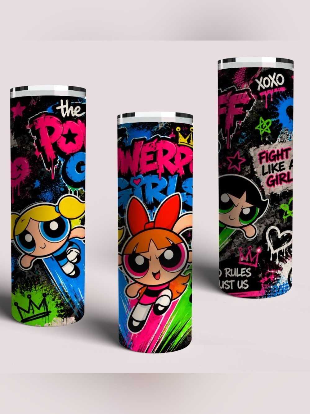 Power girl tumbler 20oz